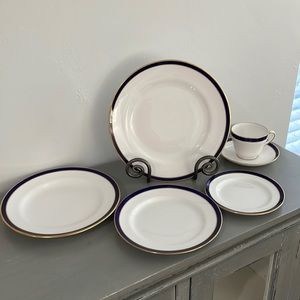 Spode 6 piece setting Consul Cobalt